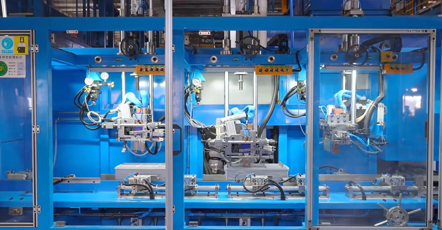أرضية مصنع البطاريات في منشأة Chengguang Power Tech Co., Ltd.